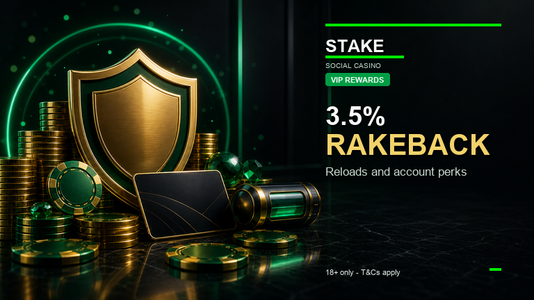 VIP rakeback and reload rewards